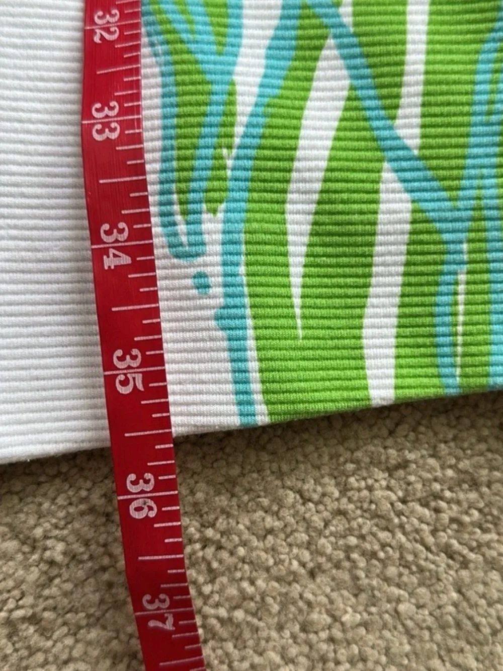 Lilly Pulitzer White Midi Dress with Pink & Green Floral Print - Picture 7 of 9
